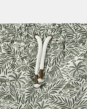 Jungle print swim shorts with lining Khaki colour Sergent Major