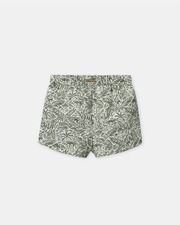 Jungle print swim shorts with lining Khaki colour Sergent Major
