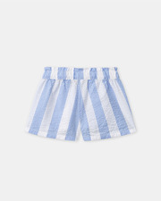 Striped tank top and shorts set Blue colour  Sergent Major