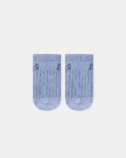 Crab jacquard ankle socks Pastel blue colour  Sergent Major