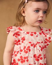 Cherry print blouse Pink colour  Sergent Major