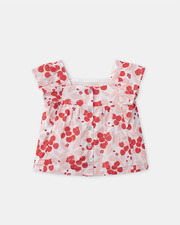Cherry print blouse Pink colour  Sergent Major