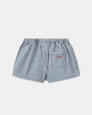 Striped denim shorts Blue colour  Sergent Major