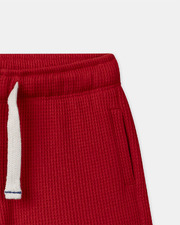 Striped T-shirt and red shorts set Red colour  Sergent Major