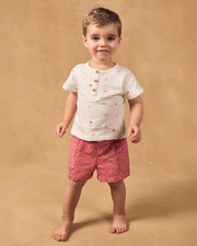 Striped shorts Red colour  Sergent Major