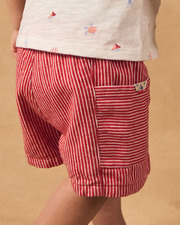 Striped shorts Red colour  Sergent Major