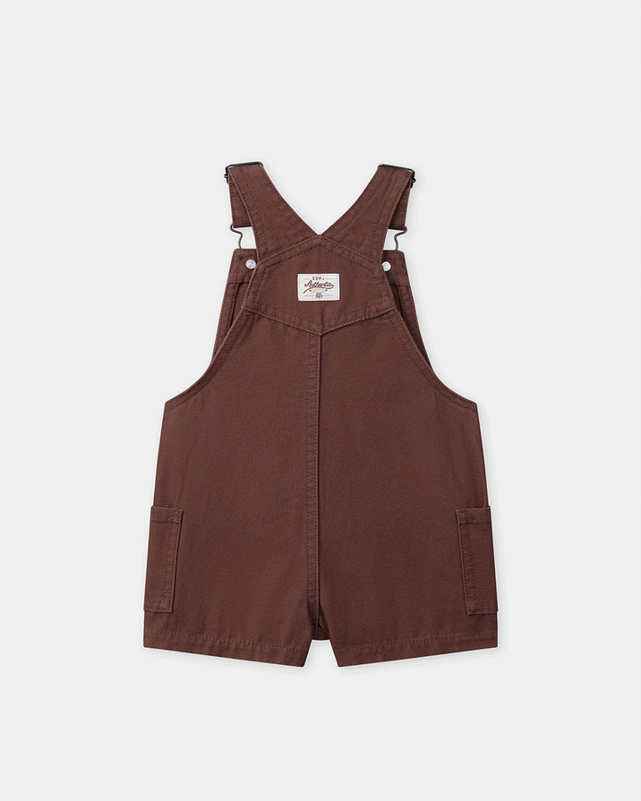 &ldquo;Little Adventurer&rdquo; short overalls Brown colour  Sergent Major
