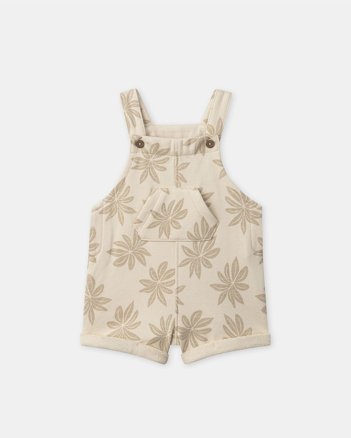 Palm tree print short overalls Beige colour  Sergent Major