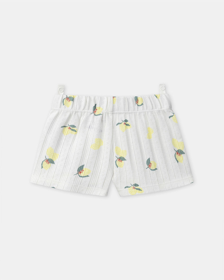 Two-piece lemon print pajamas Ecru colour  Sergent Major