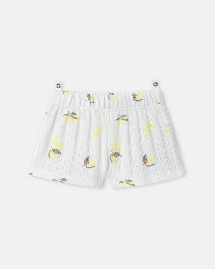 Two-piece lemon print pajamas Ecru colour  Sergent Major