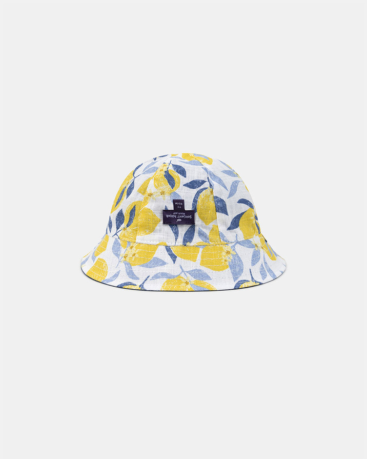 Reversible lemon or denim hat Blue colour  Sergent Major