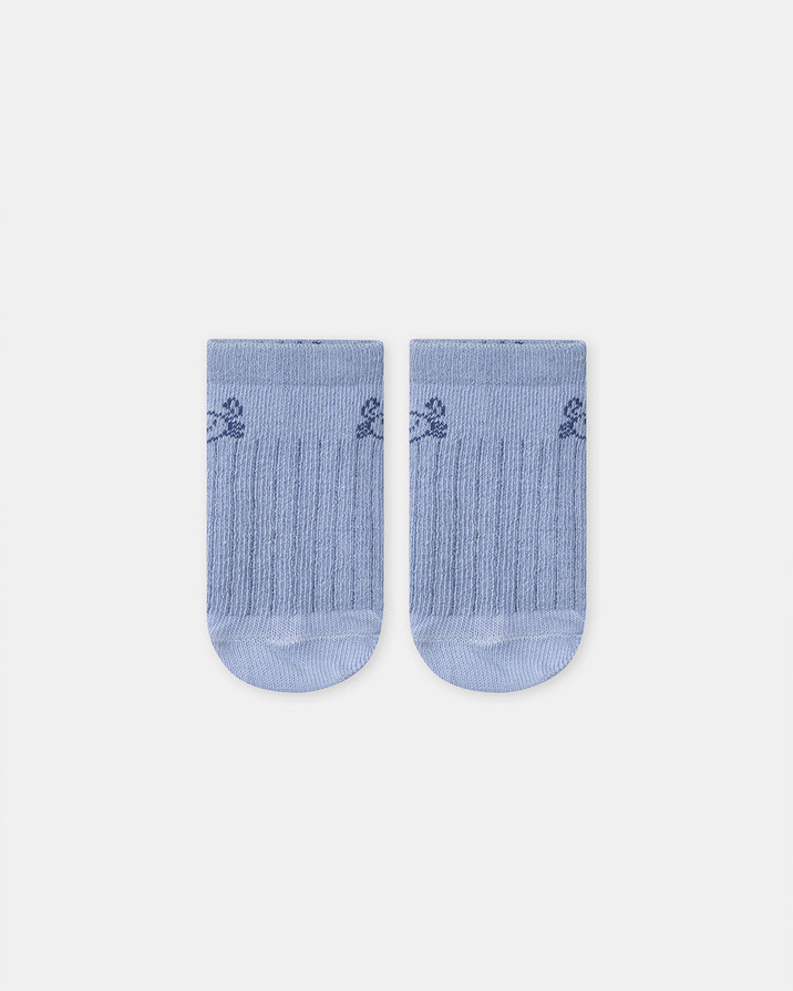 Crab jacquard ankle socks Pastel blue colour  Sergent Major