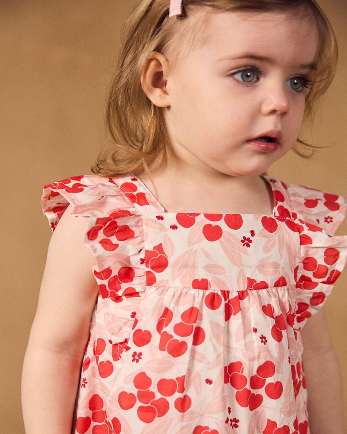 Cherry print blouse Pink colour  Sergent Major