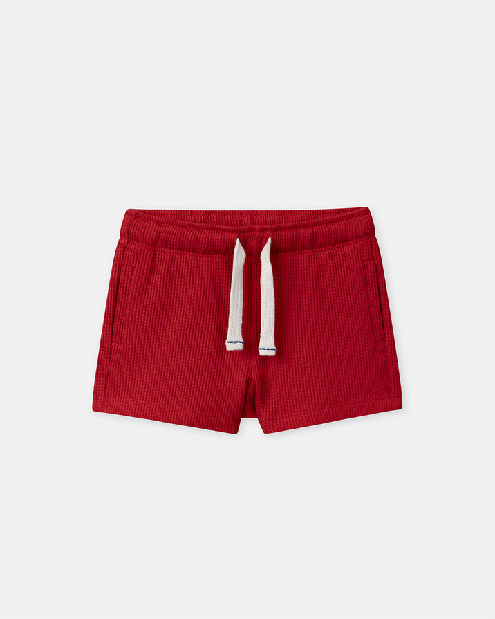 Striped T-shirt and red shorts set Red colour  Sergent Major