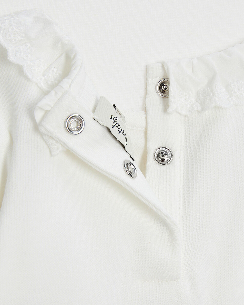 Claudine collar bodysuit Off-white colour  Natalys
