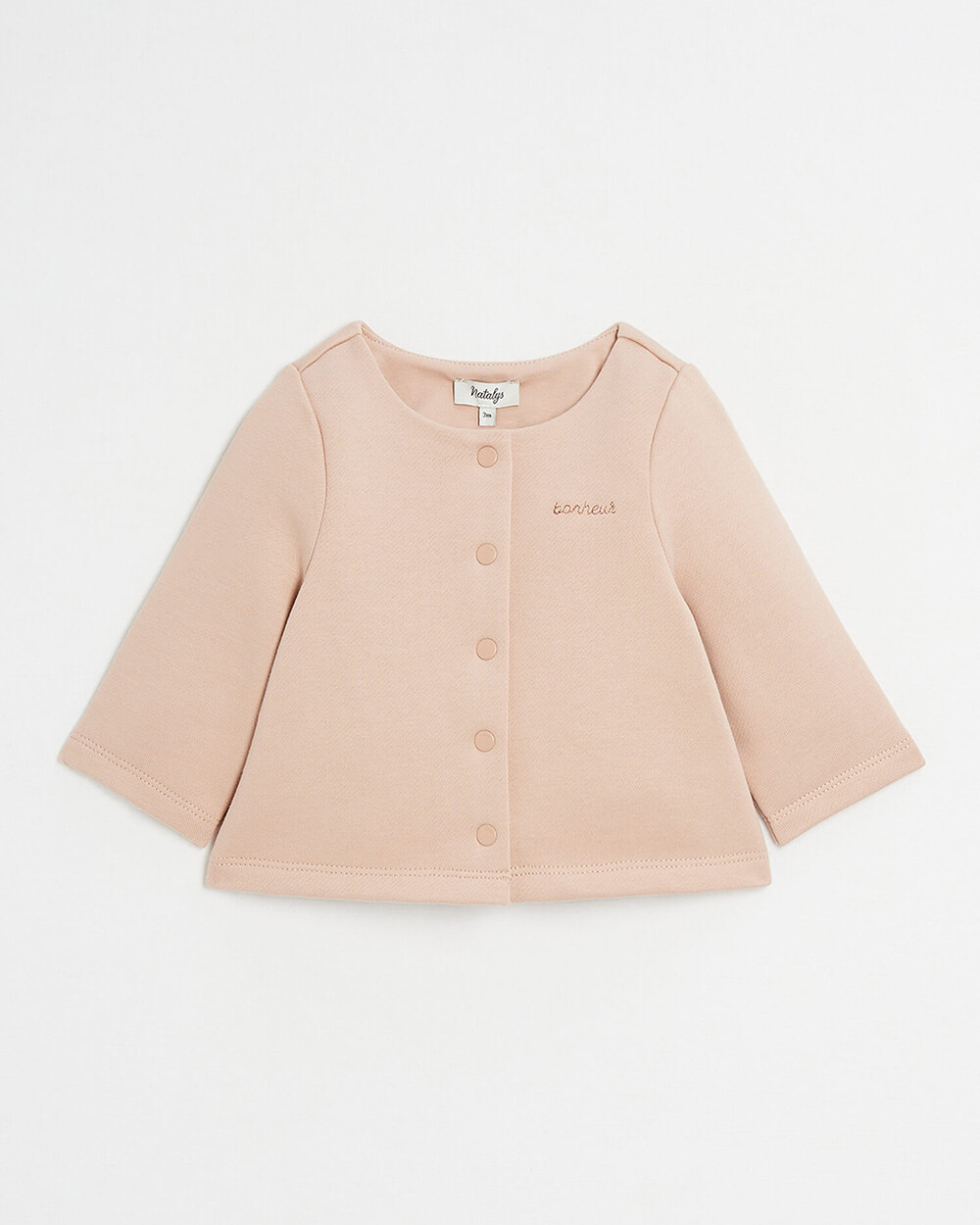 Fleece cardigan Pink colour  Natalys