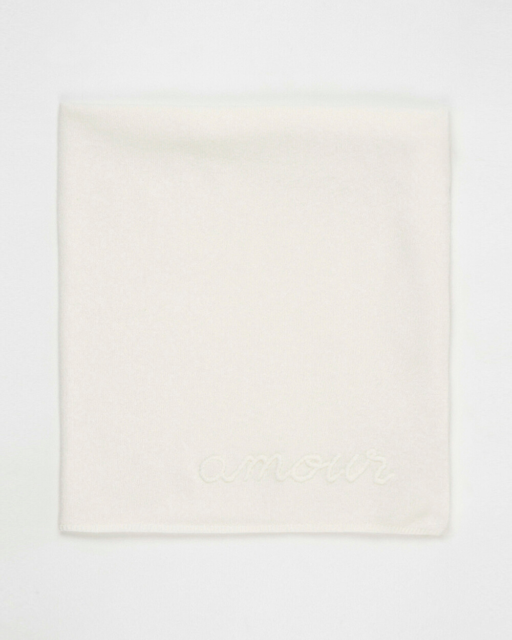 Merino wool blanket Off-white colour Natalys