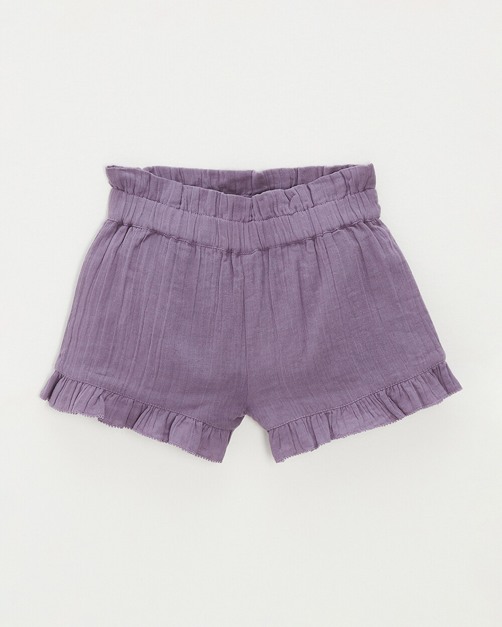 Cotton gauze shorts Purple colour  Natalys