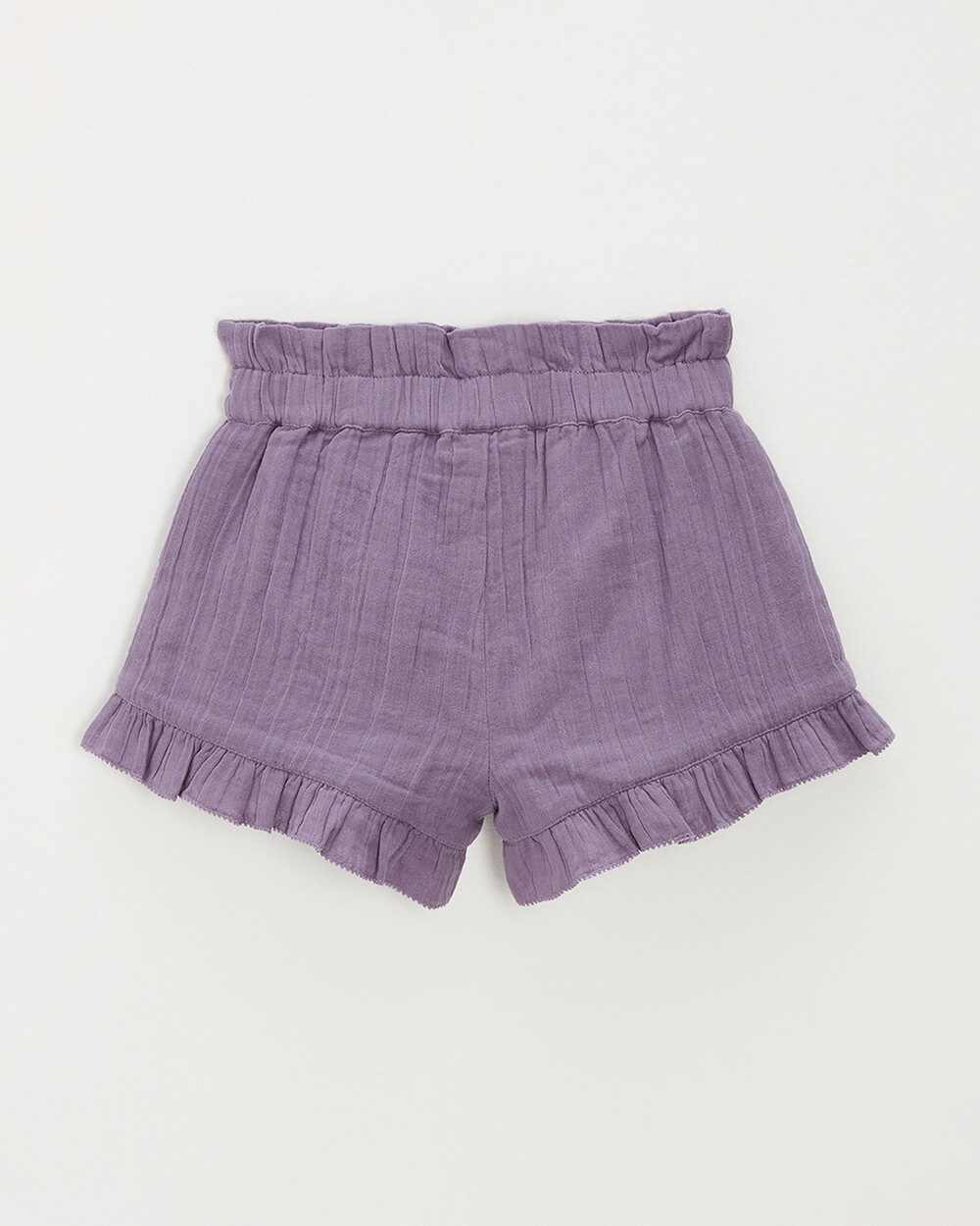 Cotton gauze shorts Purple colour  Natalys