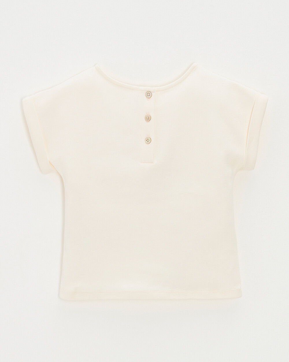 Kid' short-sleeved tee-shirt Embroidered chalk colour Natalys
