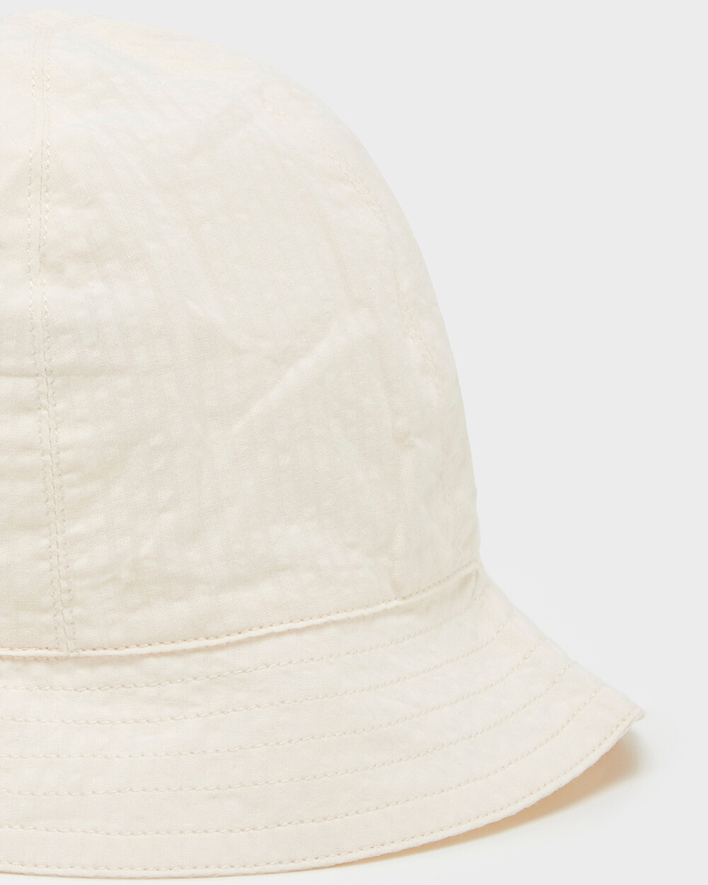 Seersucker hat Off-white colour  Natalys