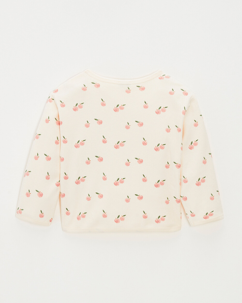 Kid's terrycloth sweatshirt Apple print Natalys
