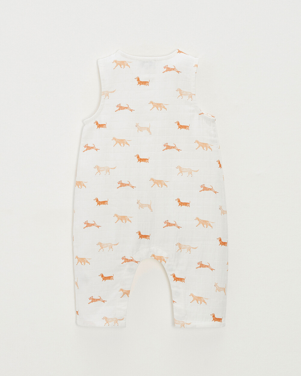 Cotton gauze jumpsuit Dog print  Natalys