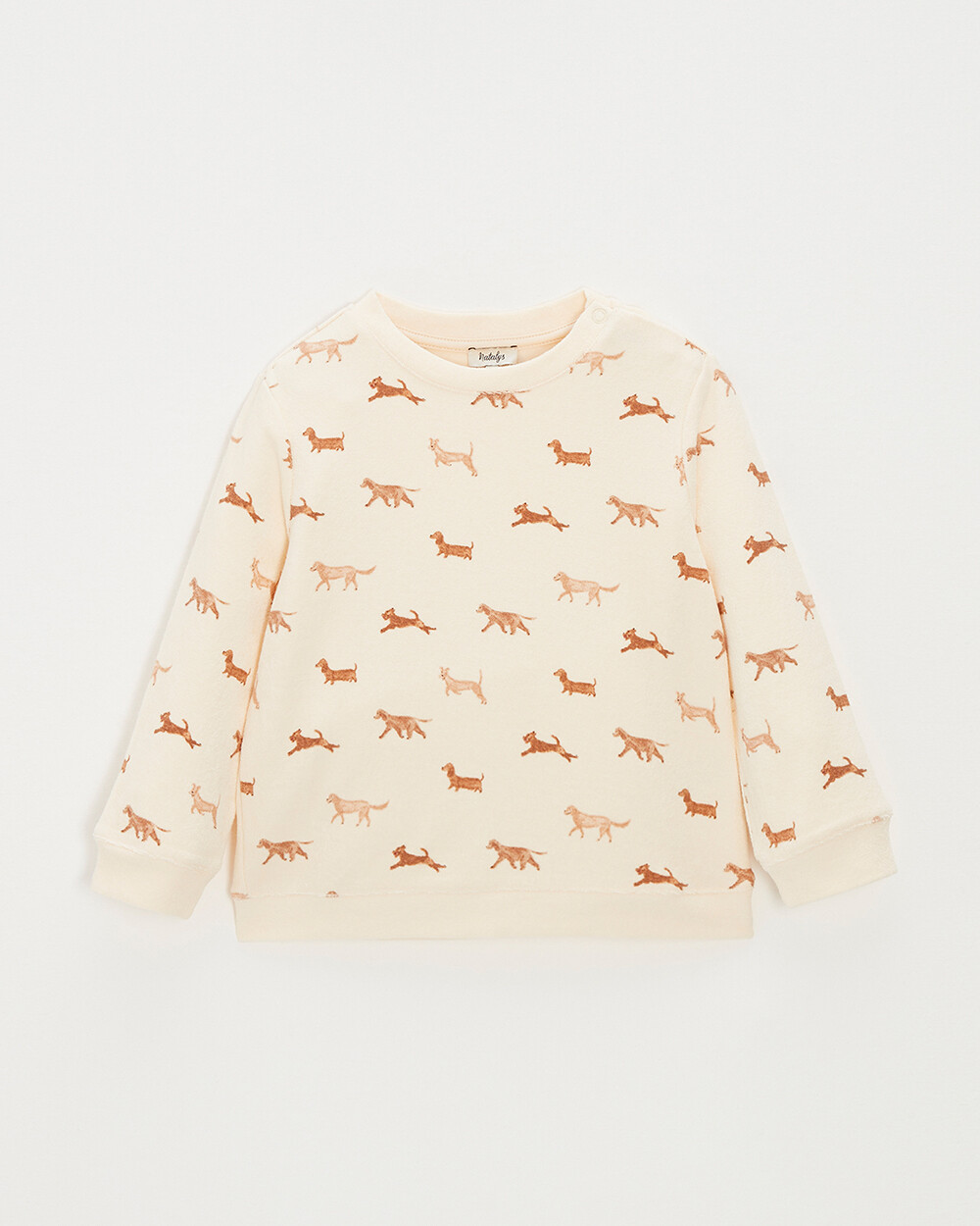 Terrycloth sweatshirt Dog print Natalys