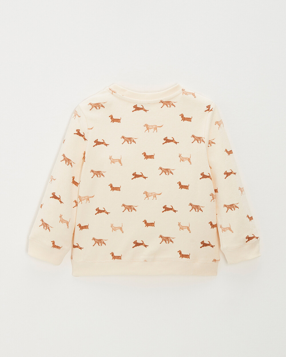 Terrycloth sweatshirt Dog print Natalys