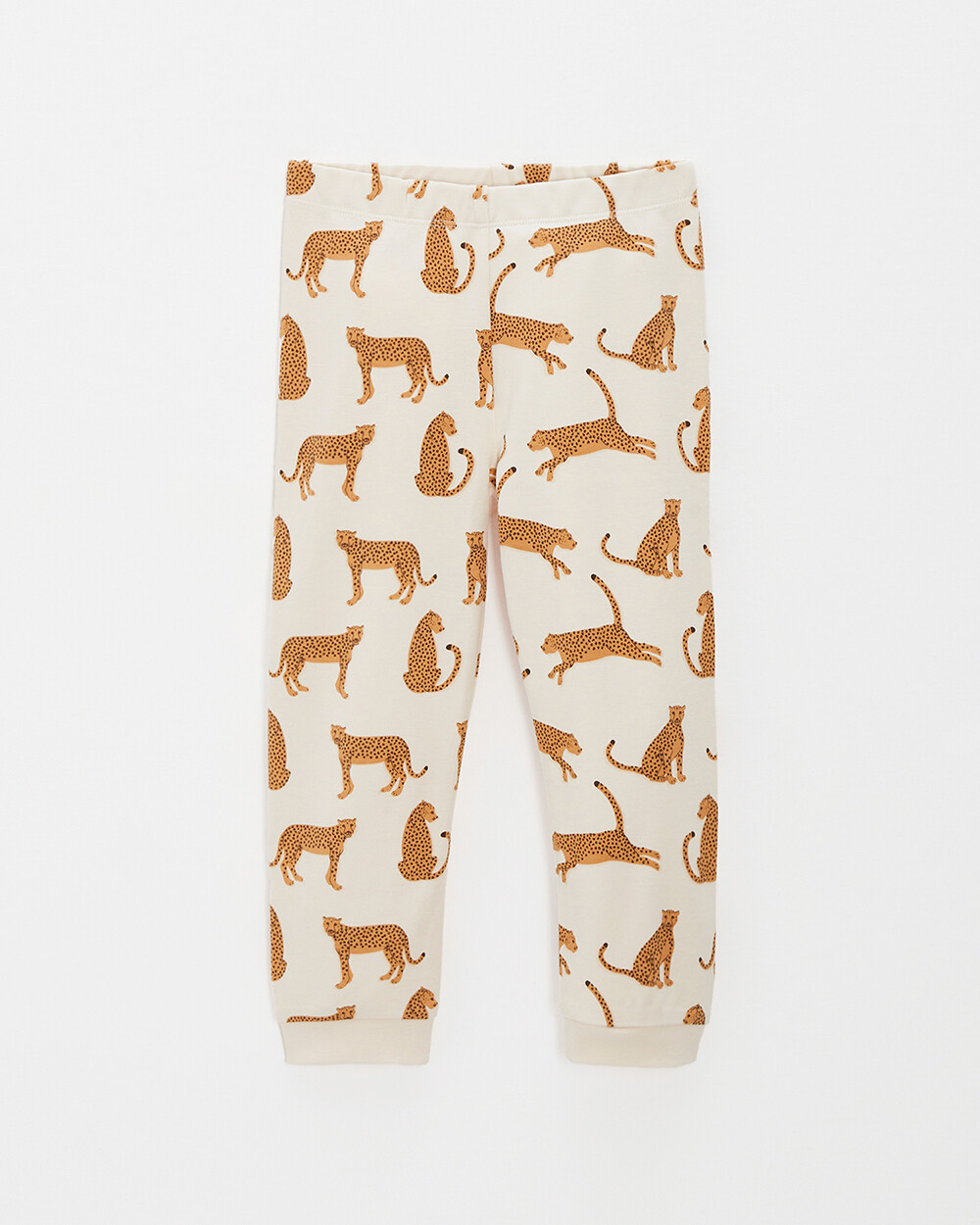 Kid's lightweight cotton 2-piece pyjamas Leopard print  Natalys