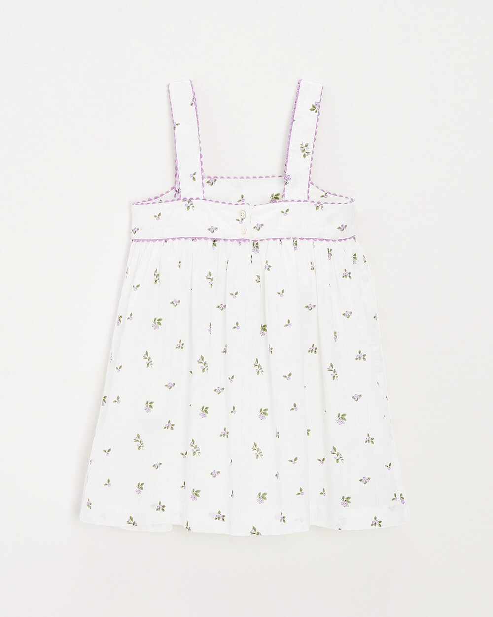 Sleeveless dress Blueberry print  Natalys