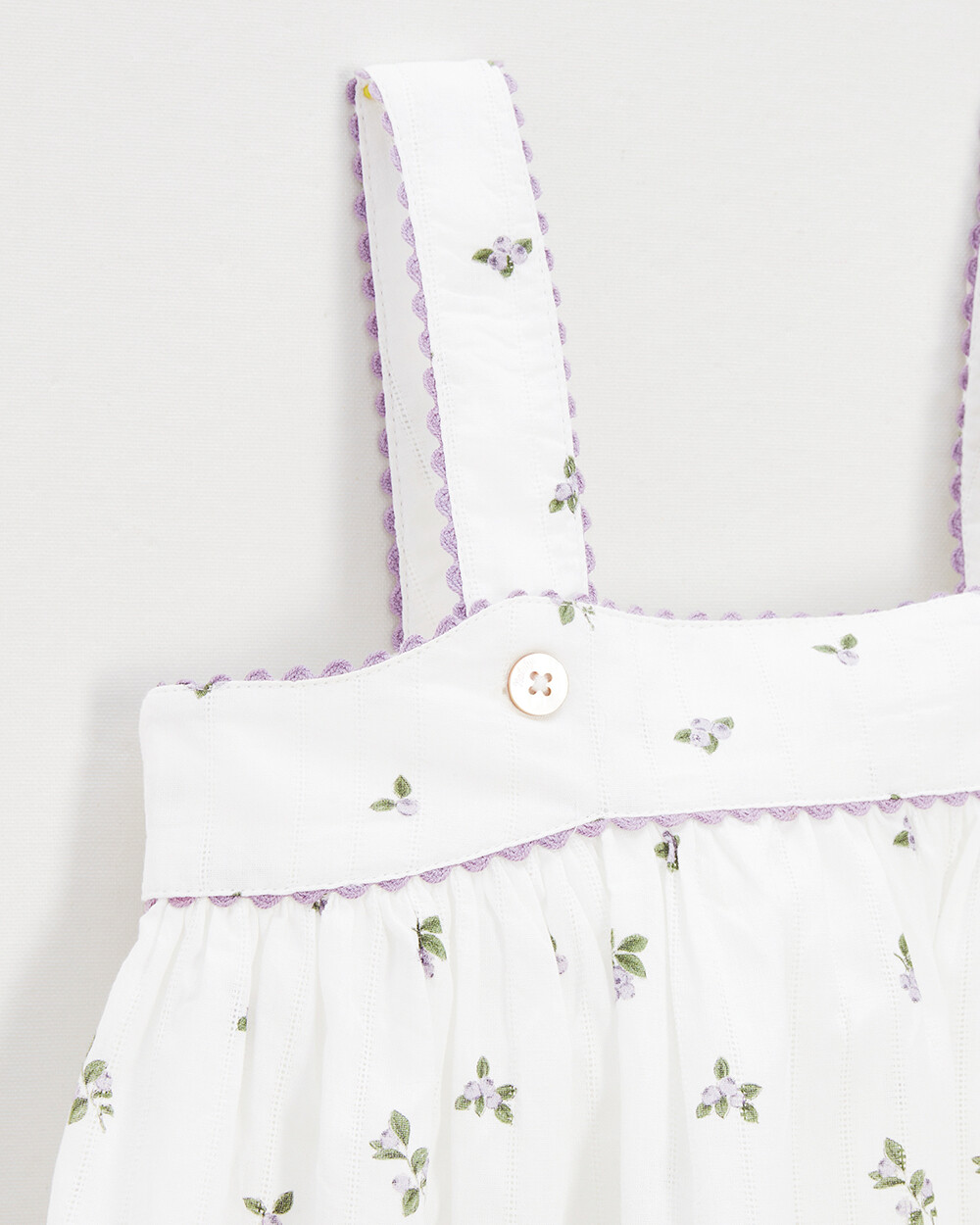Sleeveless dress Blueberry print  Natalys