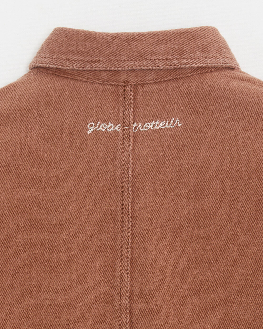 Long twill dungarees Rust colour  Natalys