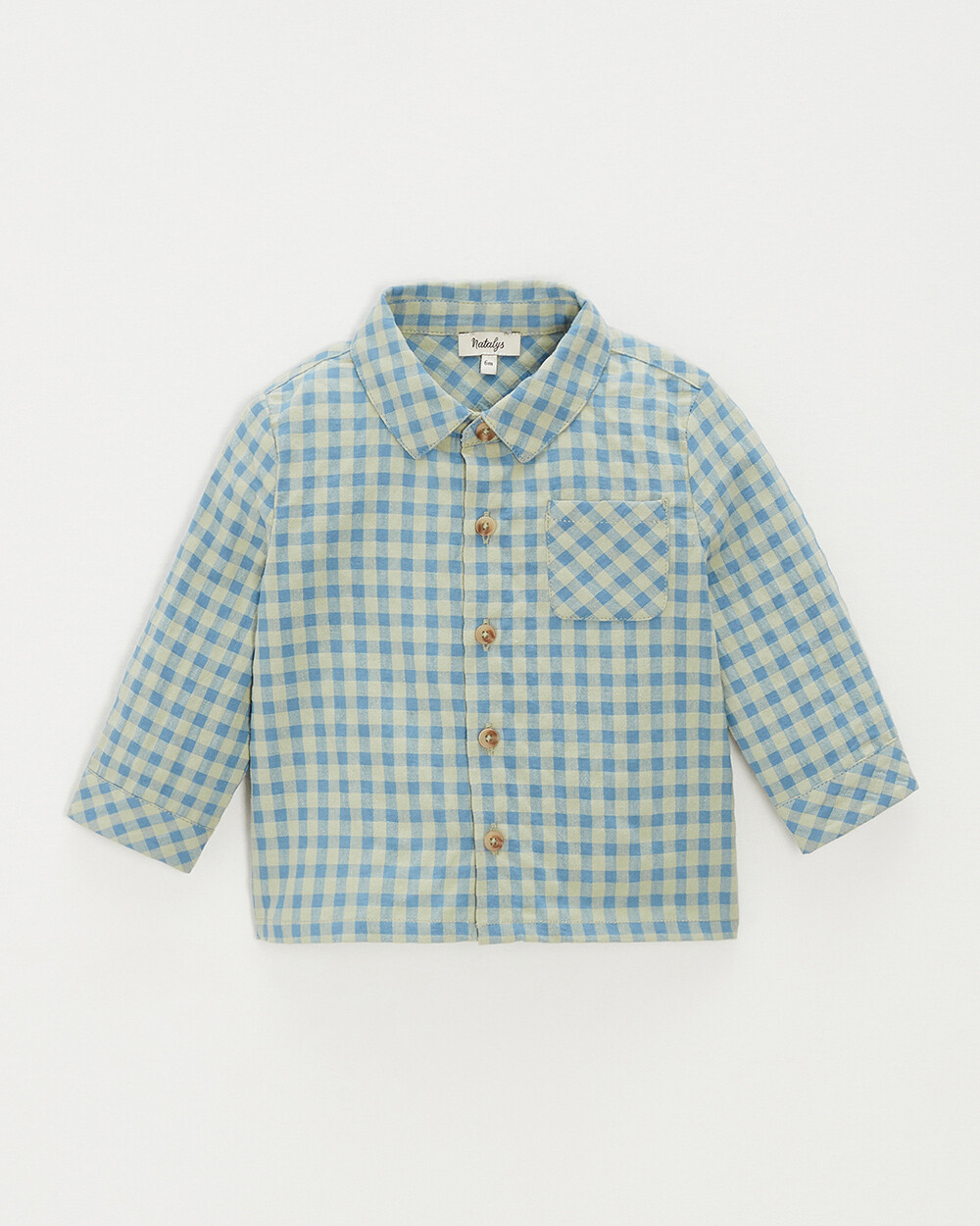 Checkered shirt Blue colour  Natalys