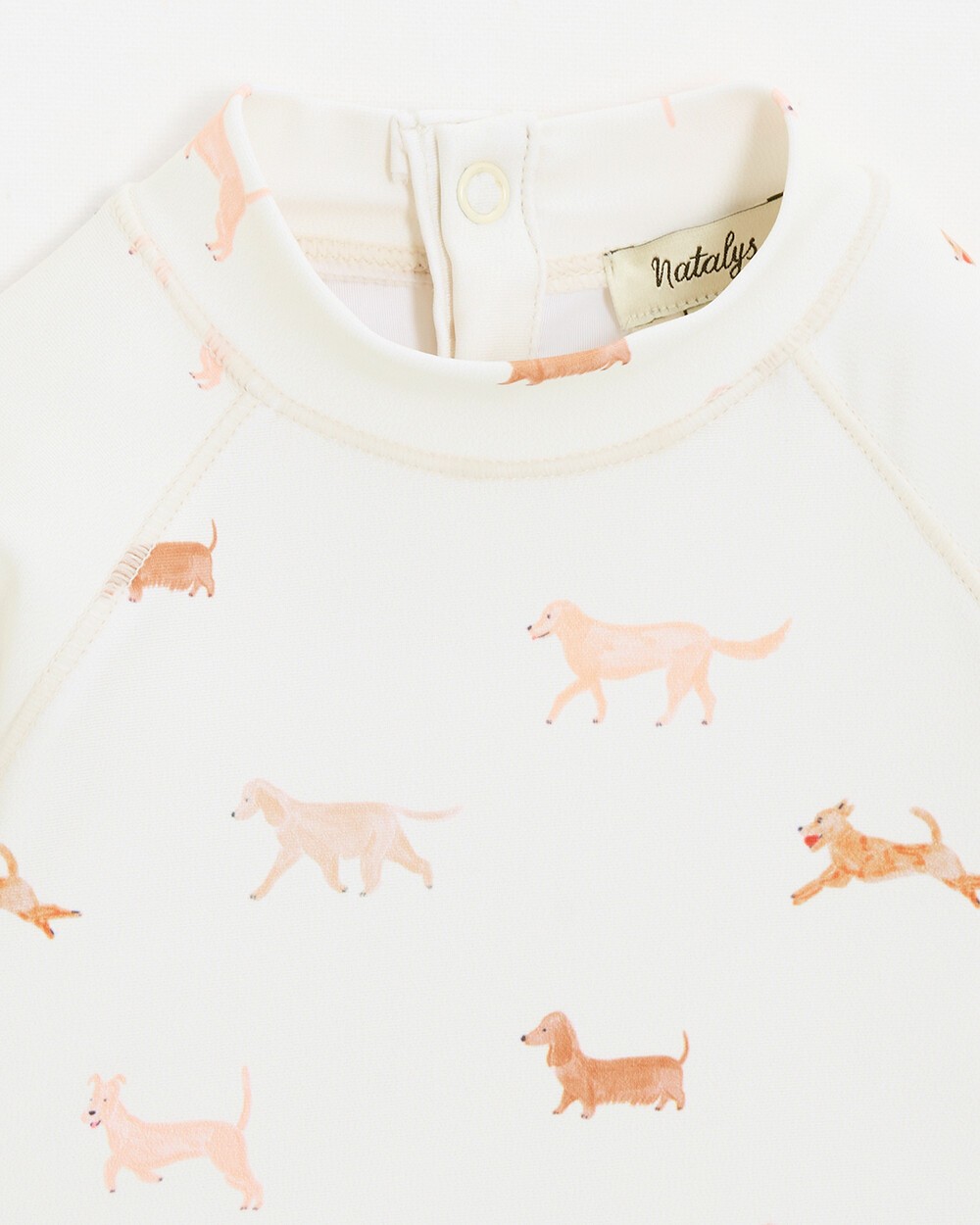 Anti-UV swim tee-shirt Dog print Natalys