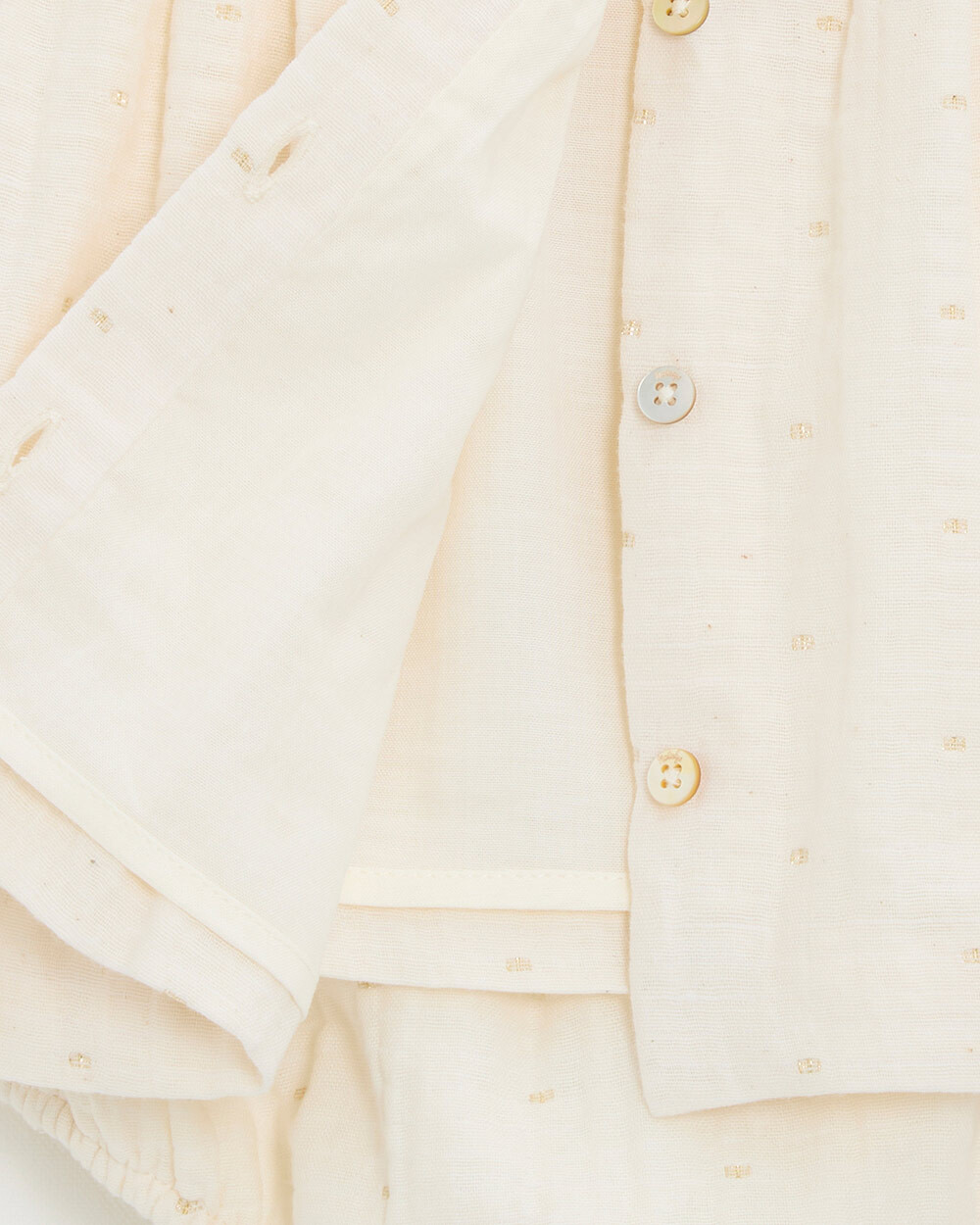 Polka dot dress Off-white colour  Natalys