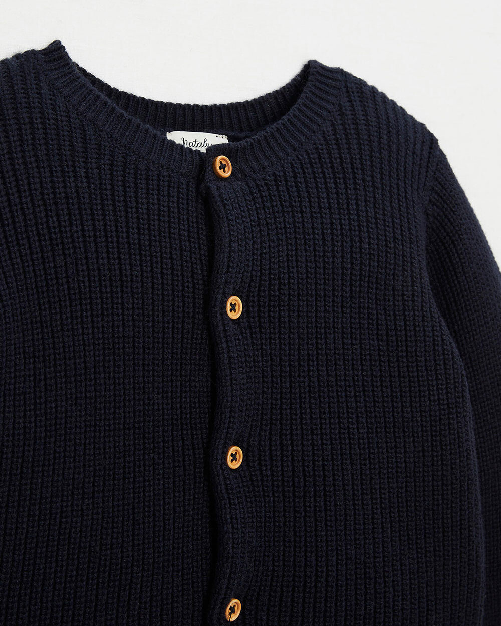 Knitted cardigan Dark blue colour  Natalys