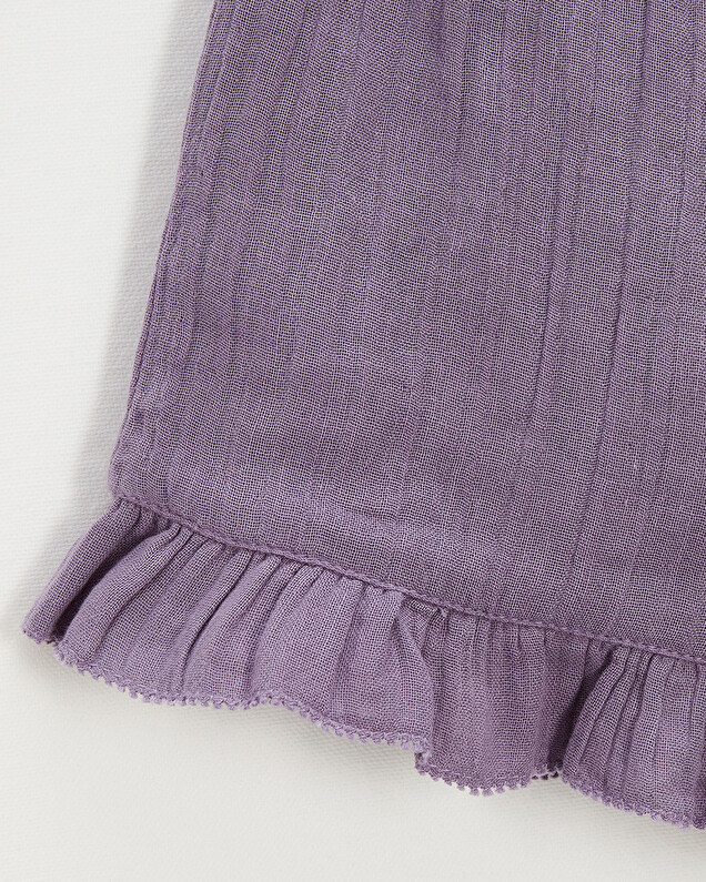 Cotton gauze shorts Purple colour  Natalys