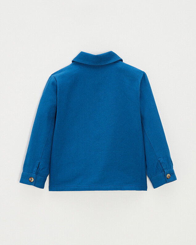 Kid's embroidered jacket Blue colour  Natalys