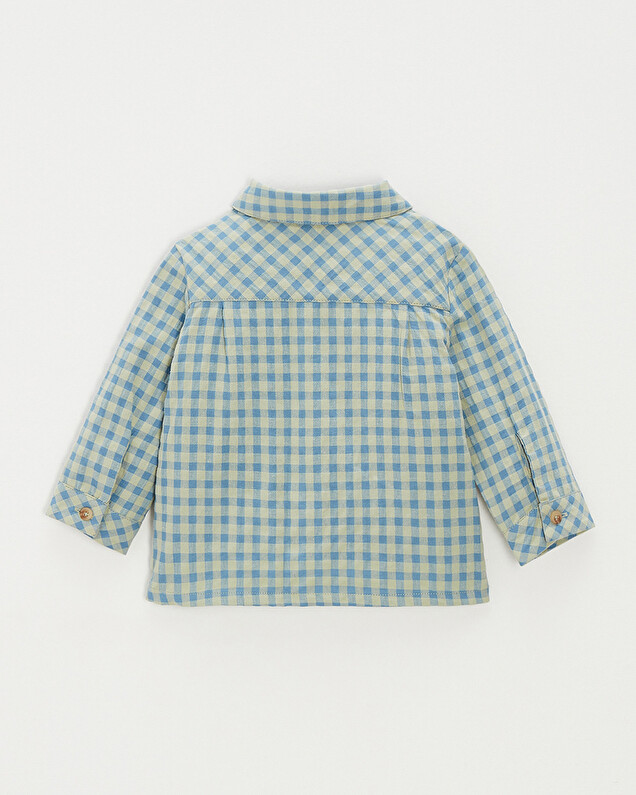 Checkered shirt Blue colour  Natalys