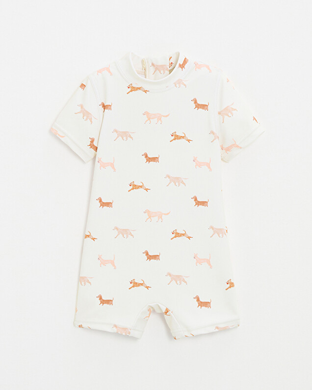 Anti-UV swimsuit Dog print  Natalys