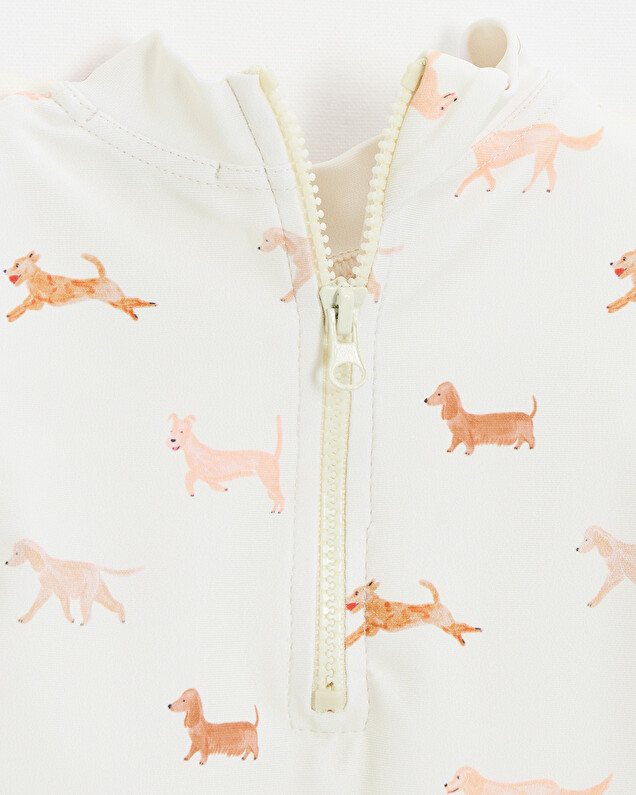Anti-UV swimsuit Dog print  Natalys