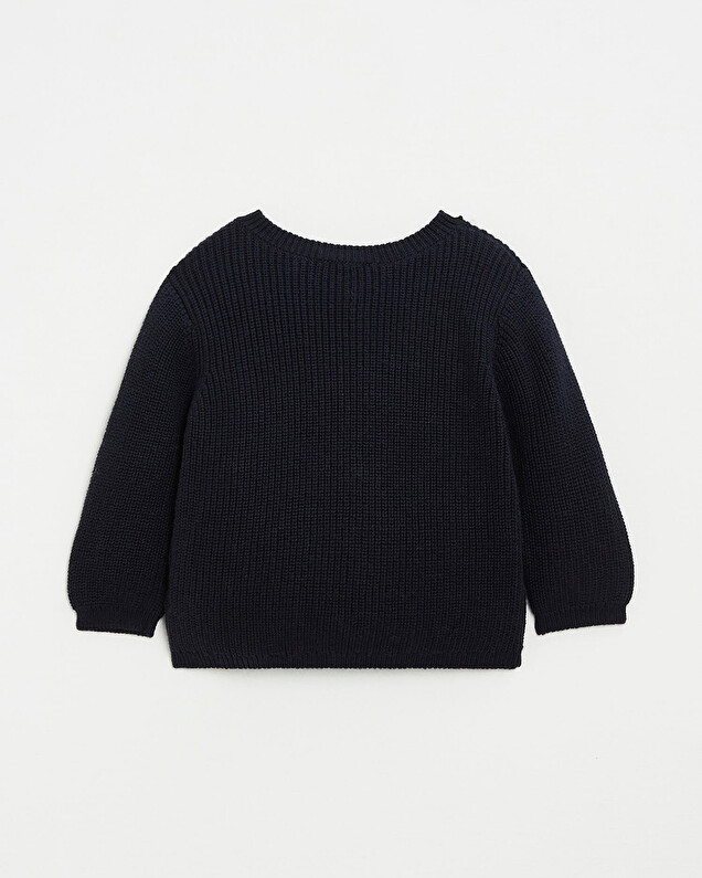 Knitted cardigan Dark blue colour  Natalys