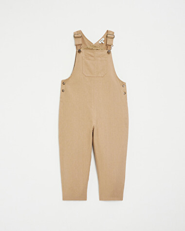 Long velvet overalls Camel colour  Natalys