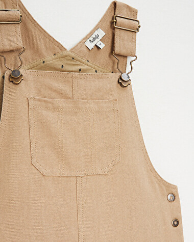 Long velvet overalls Camel colour  Natalys