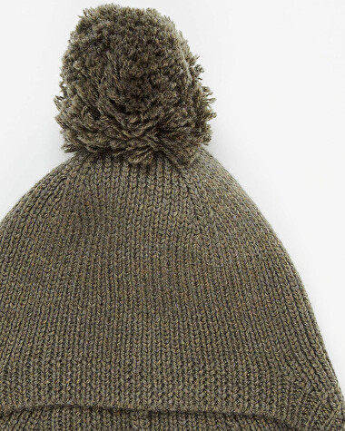 Merino wool hat Moss green colour  Natalys