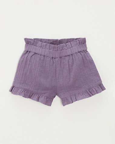 Cotton gauze shorts Purple colour  Natalys