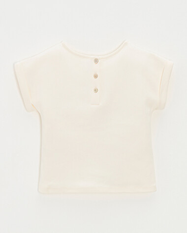 Kid' short-sleeved tee-shirt Embroidered chalk colour  Natalys