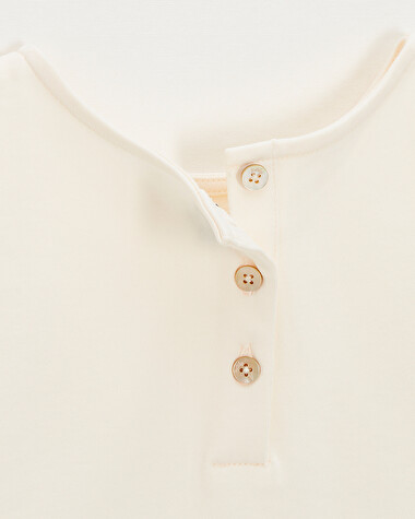 Kid' short-sleeved tee-shirt Embroidered chalk colour  Natalys
