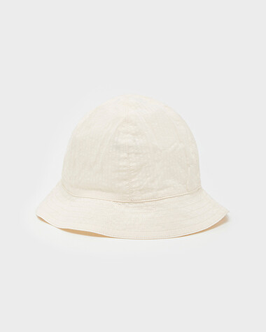 Seersucker hat Off-white colour  Natalys